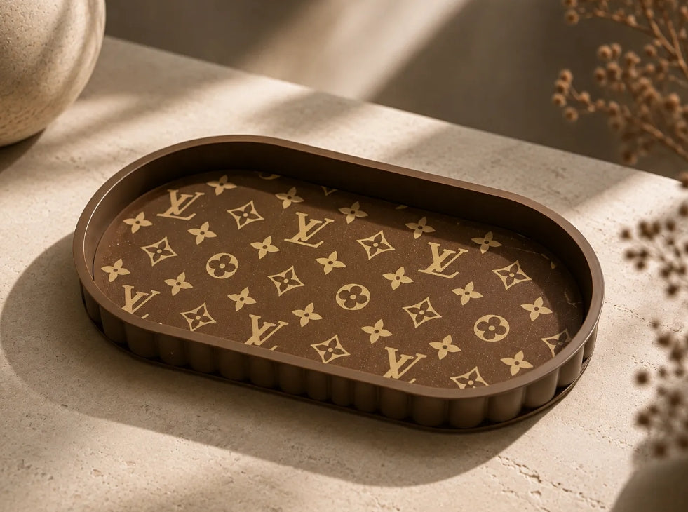 3d Luxury LV catch all tray