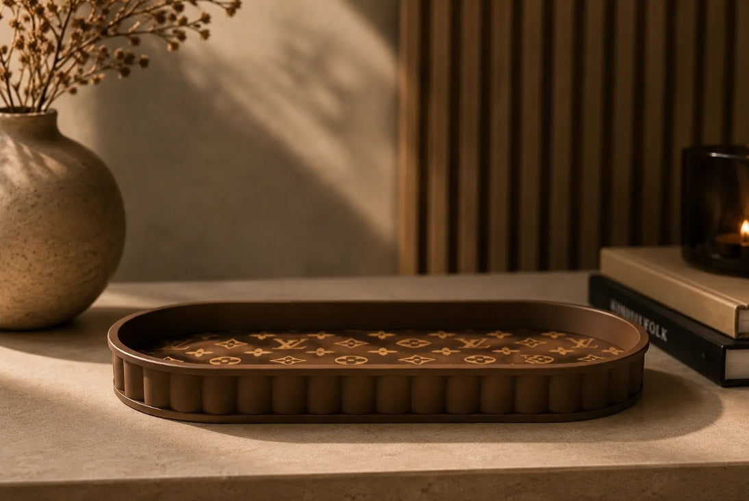 3d Luxury LV catch all tray